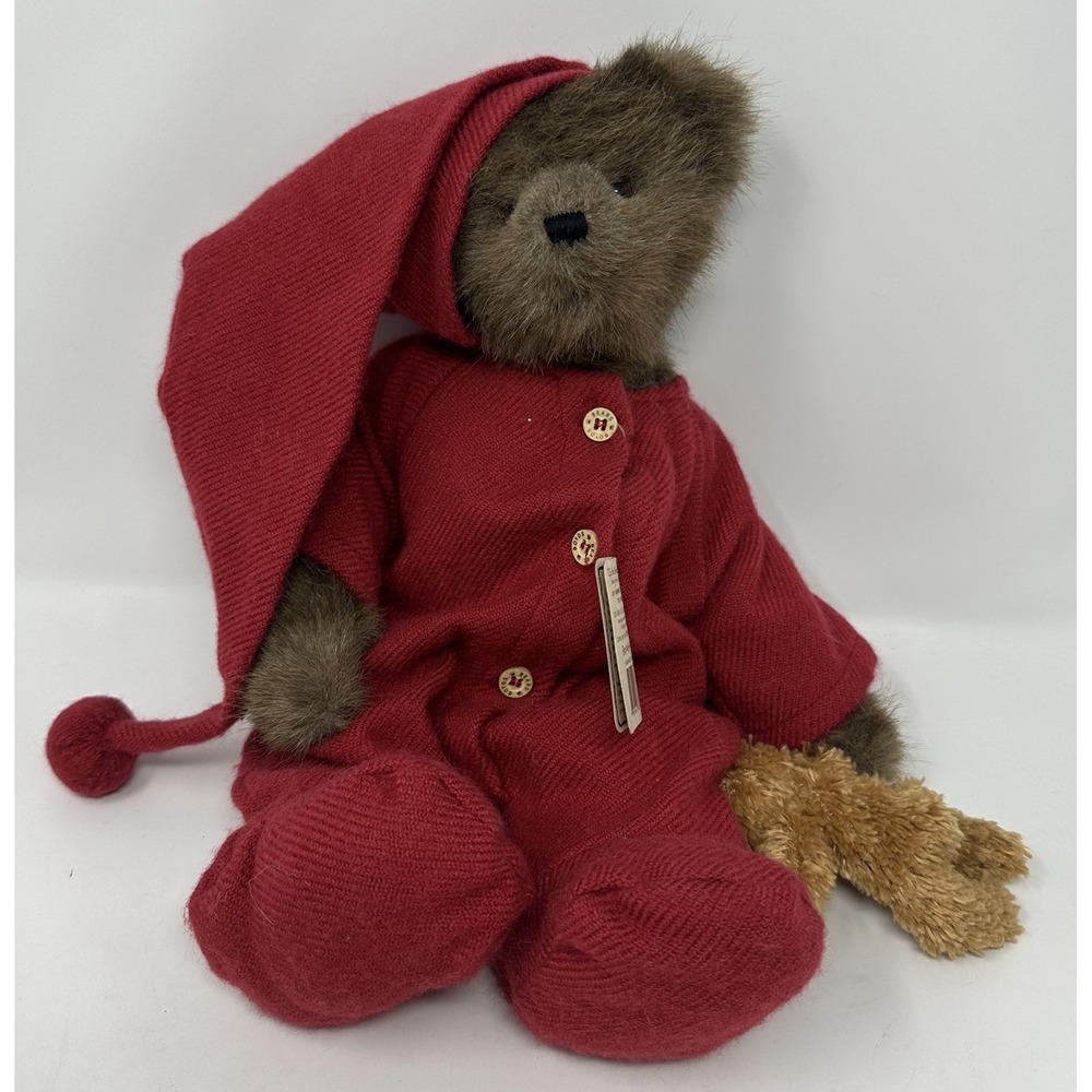 Boyds J.W. Vanwinkle & Snuggies Brown Plush Stuffed 15" Bear Pajamas 912633